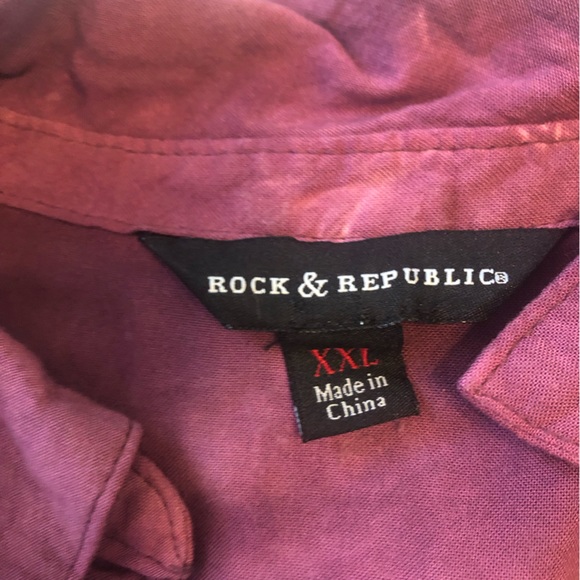 Rock & Republic tie-dye sleeveless top. Size XXL. Great condition. - Picture 4 of 4